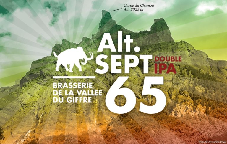 Corne du chamois, Sixt Fer à Cheval, Vallée du Giffre, Haute Savoie photo Amandine Revel Altitude sept 65 - Alt 765 - DIPA - double IPA