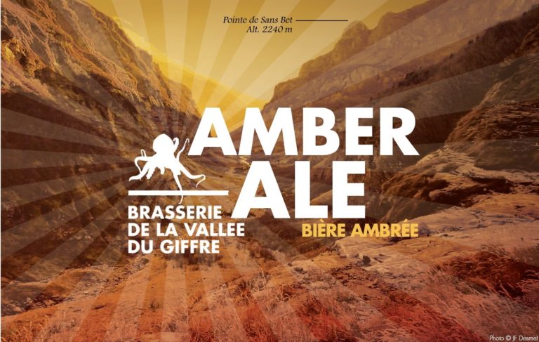 Pointe de Sans Bet, Sixt Fer à Cheval, Vallée du Giffre, Haute Savoie photo JF Desmet Amber Ale, bière ambrée brassée par la Brasserie du Giffre à Verchaix (74) craftbeer