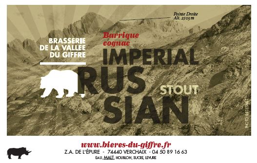 La Pointe Droite, paysage de Haute-Savoie, à Samoëns, vallée du Giffre Imperial Russian Sout barrel aged Vieilli en barrique de Cognac édition limitée craftbeer brassée par Brasserie du Giffre à Verchaix