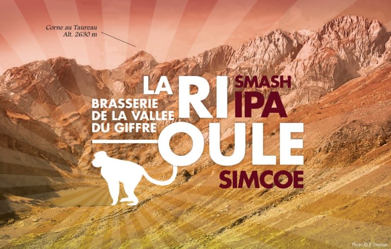 Corne au Taureau, sommet de Samoëns, Vallée du Giffre Photo JF Desmet La Rioule Simcoe, SMASH IPA